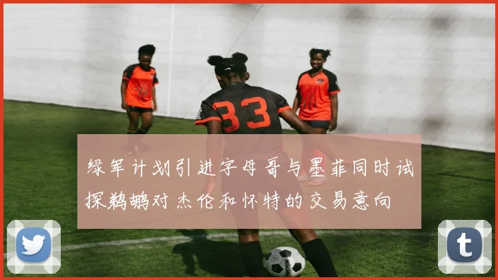 绿军计划引进字母哥与墨菲同时试探鹈鹕对杰伦和怀特的交易意向